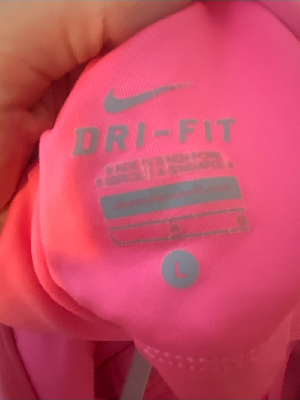 Nike Neon Pink Racerback Performance Tank - Picture 5 of 5